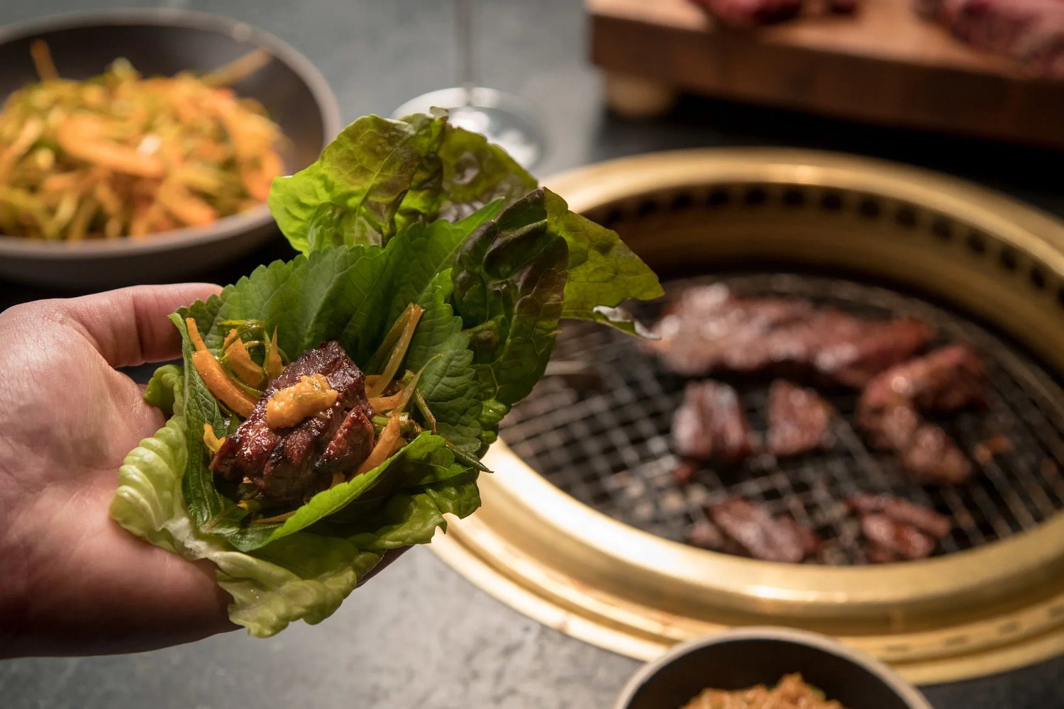 Cote Korean Steakhouse campaign, detail 2