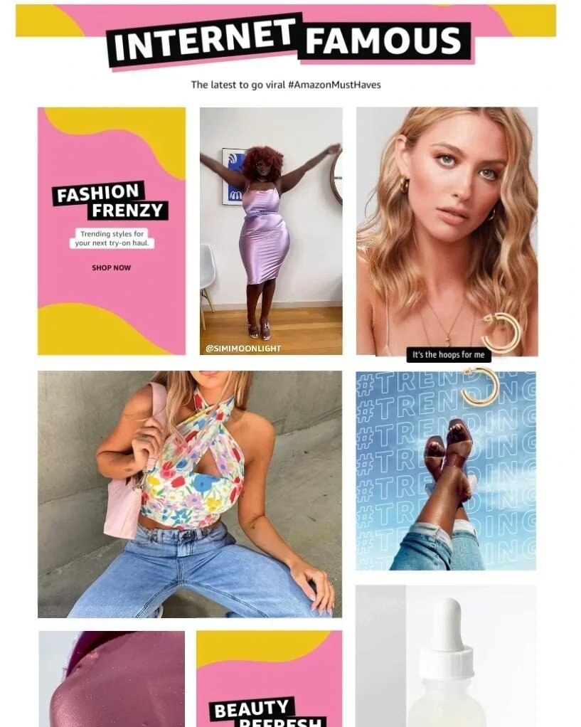 Amazon Fashion campaign