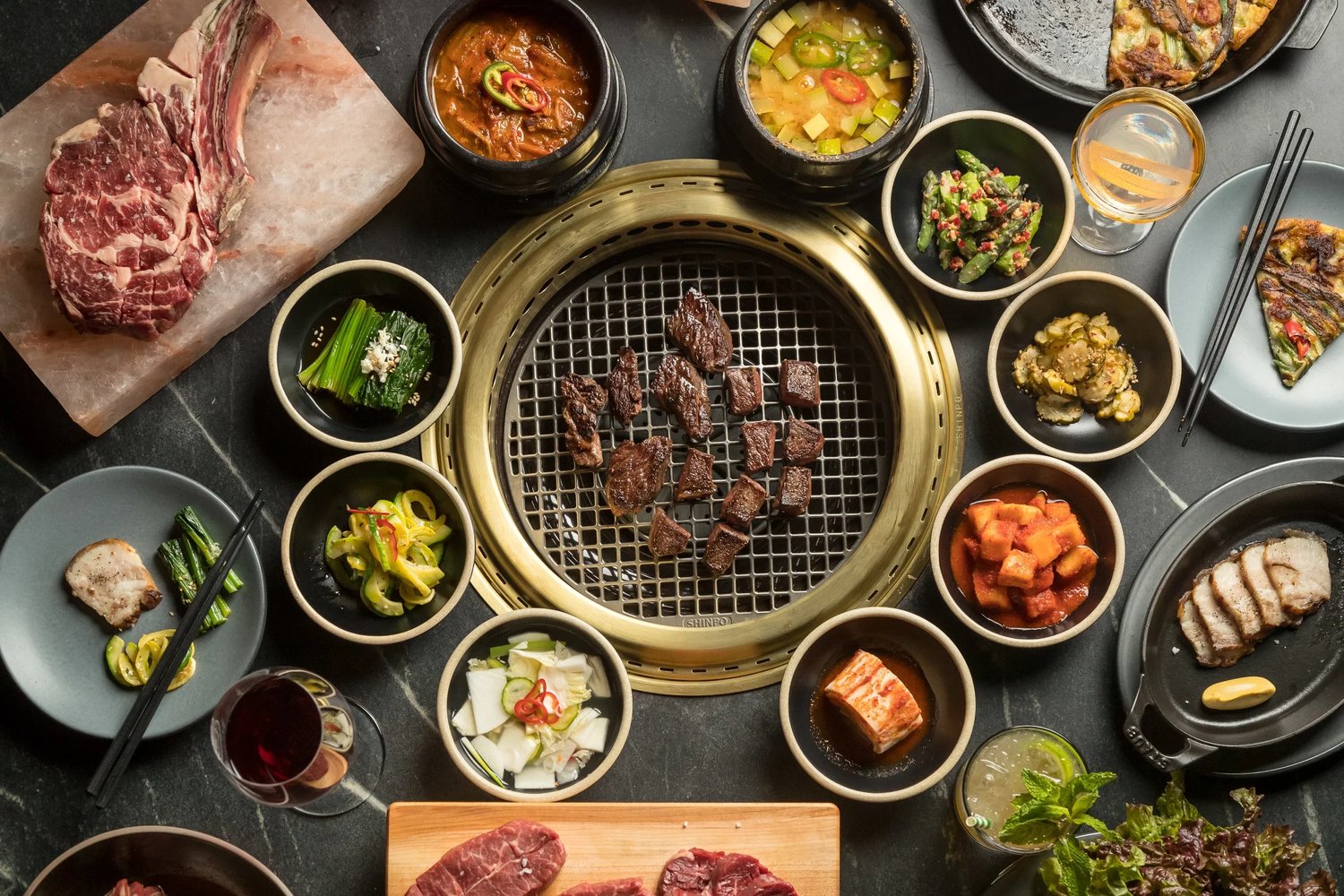 Korean barbecue at Cote